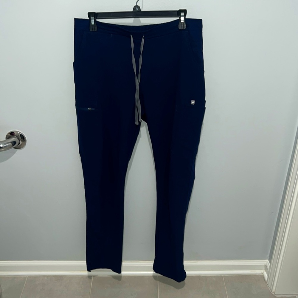 Figs Navy Medium Tall Scrub Pants